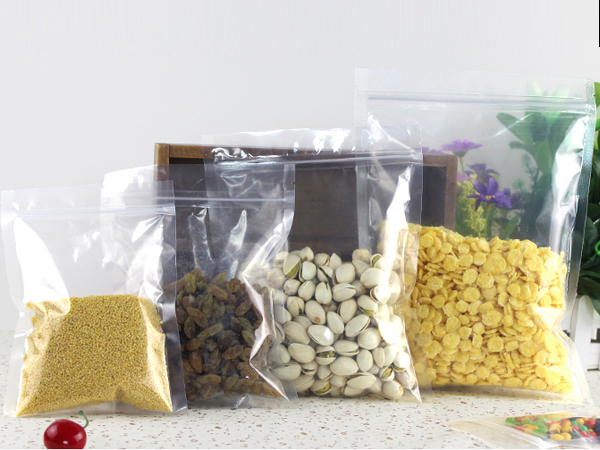 透明食品包装袋,拉链塑料包装袋厂家批发