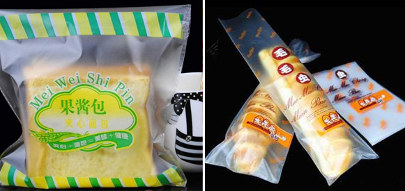 面包蛋糕塑料包装袋设计图片赏析