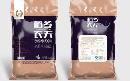 大米包装袋设计图片