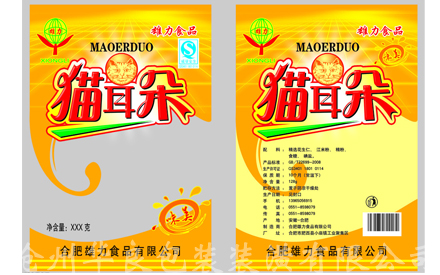 休闲食品包装袋展开图图片