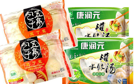 冷冻食品包装袋设计图片