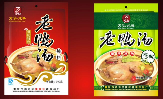 老鸭汤炖料用什么真空包装袋好？